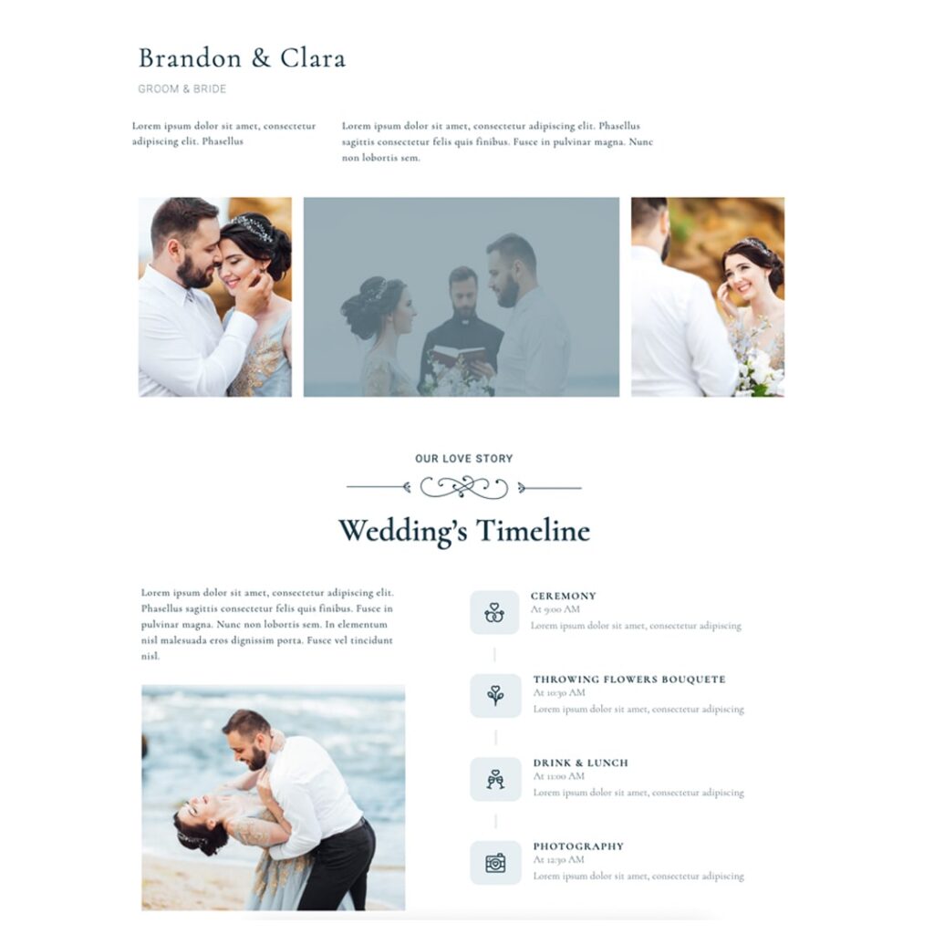 Wedding Website - Sample | Perfect Day Digital (Weareinvitingyou.co)