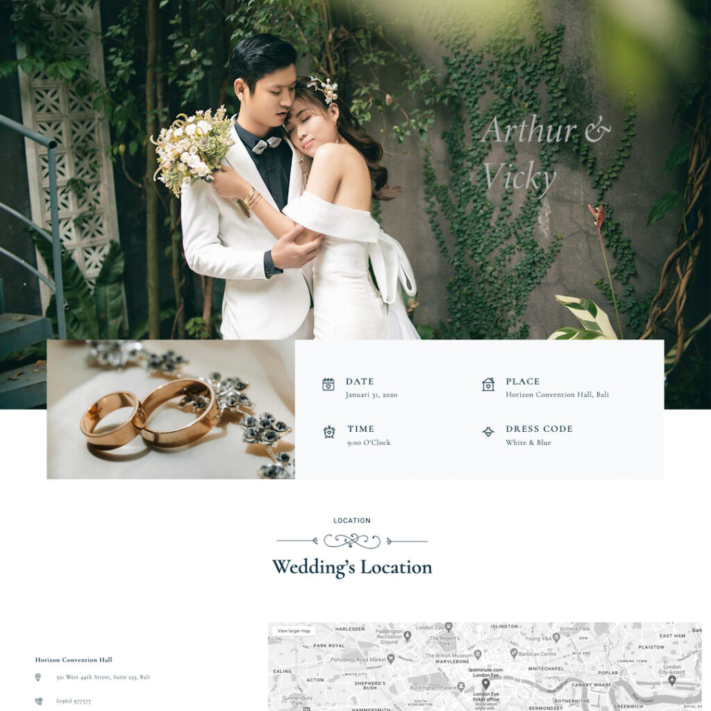 Wedding Website - Sample | Perfect Day Digital (Weareinvitingyou.co)